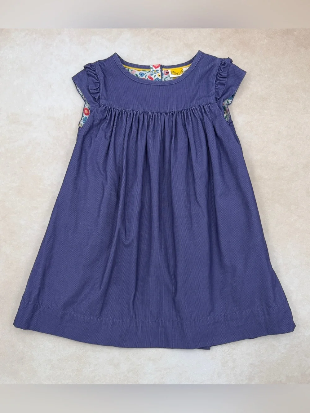 Mini Boden Purple Corduroy Dress